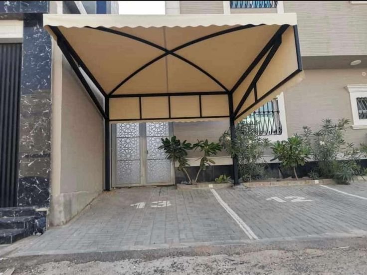 مظلات سيارات كابولي - التصميم الأفخم للمنازل المودرن.